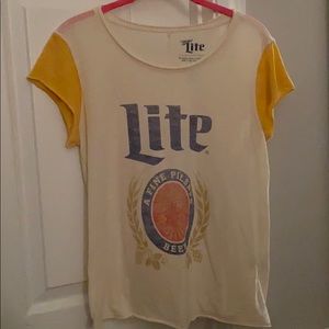 Lucky Brand Miller Lite Graphic Tee